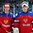 HELSINKI, FINLAND - DECEMBER 31: Russia's Ivan Provorov #9 and Alexander Georgiev #30 are all smiles after a 2-1 preliminary round win over Slovakia at the 2016 IIHF World Junior Championship. (Photo by Andre Ringuette/HHOF-IIHF Images)

